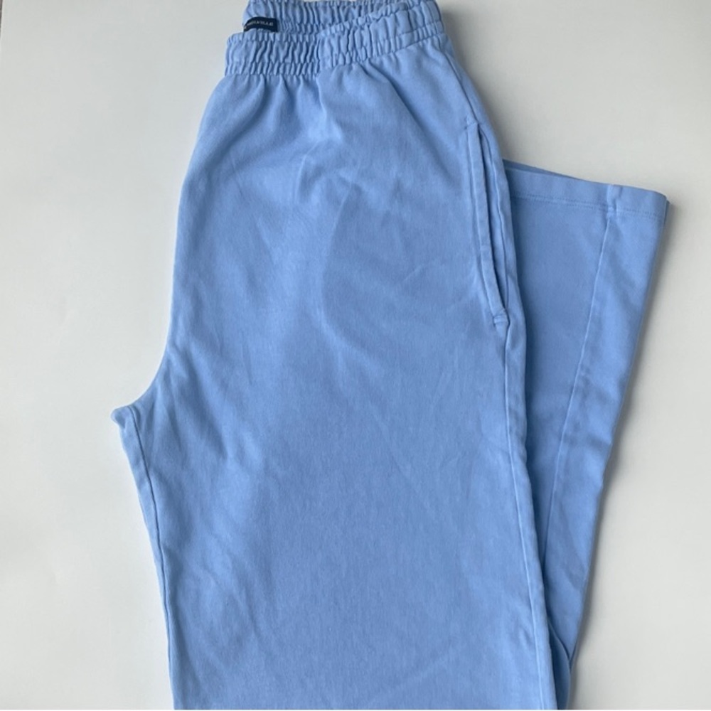 Brandy Melville Light Blue Straight Leg Sweatpants